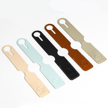 Load image into Gallery viewer, PU Leather Embossed Luggage Tag Baggage Bag Tag Suitcase Identifier Label Id Address Holder Luggage Tag Travel Accessory