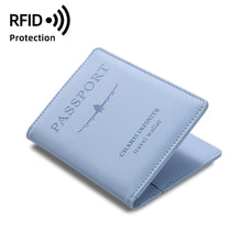 Load image into Gallery viewer, Pu Leather Passport Bag RFID Multi-card Passport Holder Travel Accessories Wallet Credit Card Bag Passport Protector Holder