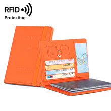 Load image into Gallery viewer, Pu Leather Passport Bag RFID Multi-card Passport Holder Travel Accessories Wallet Credit Card Bag Passport Protector Holder