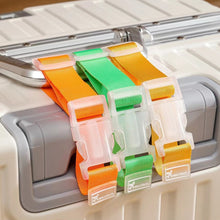 Load image into Gallery viewer, Colorful Luggage Straps For Suitcases Adjustable Suitcases Belts To Carry Bags Lock Buckle Travel Accessory 2024 Trend