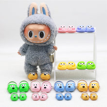 Load image into Gallery viewer, For Labubu Shoes Suitable for 17cm Dolls Shoes Slipper Toys Casual Sandal Dolls Accessories DIY Doll Toys