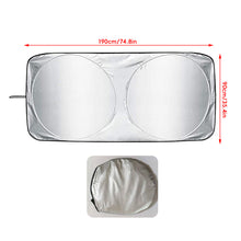 Load image into Gallery viewer, Universal Car Sunshade UV Protection Shield Front Rear Car Window Anti Snow Ice Sunshade Sun Shade Auto Visor Windshield Cover
