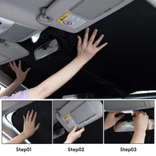 Load image into Gallery viewer, Universal Car Sunshade UV Protection Shield Front Rear Car Window Anti Snow Ice Sunshade Sun Shade Auto Visor Windshield Cover