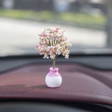 Load image into Gallery viewer, Mini Tree Car Center Console Decorations Car Mounted Green Plant Accessories Simulated Flower Decoration Cute Gift For Girls