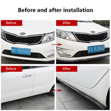 Load image into Gallery viewer, Universal Car Front Bumper Spoiler Lips Protector Strips Car Bumper Lip Protection Stickers Car Front Bumper Lip Rubber Protectors