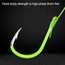 Load image into Gallery viewer, 1PC Fluorescent Explosive Hook Anti-Winding Water Monster Bait Cage Silver Carp Bighead Fishing Group With 6PCS Iseni Hook Fishing Equipment