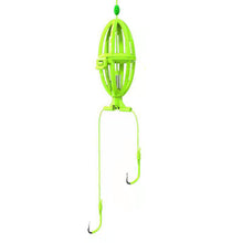 Load image into Gallery viewer, 4PCS Hand Rod Silver Carp And Bighead Fish Group Spring Hook Bait Cage Double Hook Fast Tapping Fluorescent Silver Carp Hook