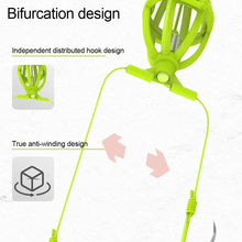Load image into Gallery viewer, 4PCS Hand Rod Silver Carp And Bighead Fish Group Spring Hook Bait Cage Double Hook Fast Tapping Fluorescent Silver Carp Hook