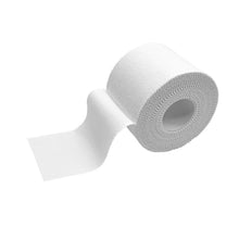 Load image into Gallery viewer, 9.1M White White Cotton Cloth Sports Tape Match With Skin Film Easy To Tear Serrated Edge Sports Elastic Breathable Self-Adhesive Bandage -2.5/3.8/5CM