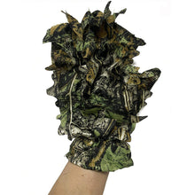 Load image into Gallery viewer, 1Pair 3D Jungle Leaf Camouflage Gloves Hunting Ghillie Suit Breathable Gloves Outdoor Tactical Supplies