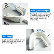 Load image into Gallery viewer, 1PC Strap Mouth Guard Football Hockey Intense Sports Silicone Braces Safety Protective Equipment
