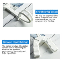 Load image into Gallery viewer, 1PC Strap Mouth Guard Football Hockey Intense Sports Silicone Braces Safety Protective Equipment