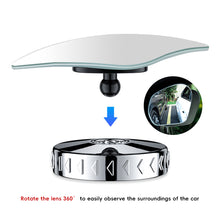 Load image into Gallery viewer, 2Pcs Car Rearview Blind Spot Mirror 360 Degree Adjustable HD Frameless Mirrors Wide-angle Rearview Auxiliary Mirrors