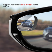 Load image into Gallery viewer, 2Pcs Car Rearview Blind Spot Mirror 360 Degree Adjustable HD Frameless Mirrors Wide-angle Rearview Auxiliary Mirrors