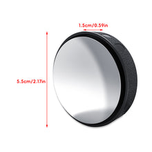 Load image into Gallery viewer, 2Pcs 360° Rotating Car Blind Spot Side Rear View Mirror Wide Angle Adjustable Round Mirror Suction Cup Convex Mirror