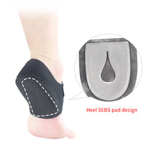 Load image into Gallery viewer, 1 Pair Heel Cushion Gel Heel Cups for Heel Pain Plantar Fasciitis Heel Pads Great for Aching Feet Tendinitis Cracked Heel Repair