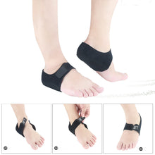 Load image into Gallery viewer, 1 Pair Heel Cushion Gel Heel Cups for Heel Pain Plantar Fasciitis Heel Pads Great for Aching Feet Tendinitis Cracked Heel Repair
