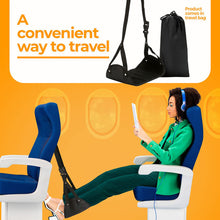 Load image into Gallery viewer, Portable Travel Rest Hammock Office Rest Hammock with Aircraft High Speed Rail Rest Hammock Health Care