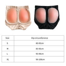 Load image into Gallery viewer, Natral Silicone Pad Enhancer Fake Ass Panty Hip Butt Lifter Underwear Invisible Bottom Shaper Seamless Padded Shapewear Panties