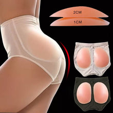Load image into Gallery viewer, Natral Silicone Pad Enhancer Fake Ass Panty Hip Butt Lifter Underwear Invisible Bottom Shaper Seamless Padded Shapewear Panties