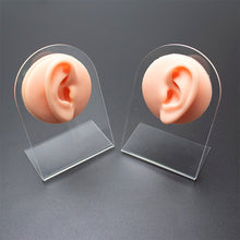 Load image into Gallery viewer, Human Facial Features Model Puncture Perforation Silicone Ear Model Nose Tongue Eyes Navel Big Mouth Ear Model