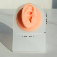 Load image into Gallery viewer, Human Facial Features Model Puncture Perforation Silicone Ear Model Nose Tongue Eyes Navel Big Mouth Ear Model