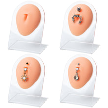 Load image into Gallery viewer, Human Facial Features Model Puncture Perforation Silicone Ear Model Nose Tongue Eyes Navel Big Mouth Ear Model