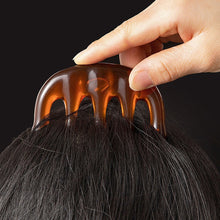 Load image into Gallery viewer, Cattle Horn Comb Cow Bone Meridian Comb Portable Massage Five Finger Comb Scalp Massager Scalp Health Care
