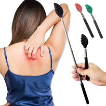 Load image into Gallery viewer, Telescopic Brush Stainless Steel Long Handle No Need for Itching Scratch Massage Brush Double-sided Silicone Massage Brush