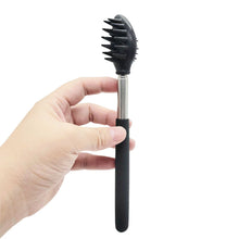 Load image into Gallery viewer, Telescopic Brush Stainless Steel Long Handle No Need for Itching Scratch Massage Brush Double-sided Silicone Massage Brush
