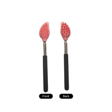 Load image into Gallery viewer, Telescopic Brush Stainless Steel Long Handle No Need for Itching Scratch Massage Brush Double-sided Silicone Massage Brush