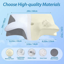 Load image into Gallery viewer, Comfortable Soft Memory Pillow Household Sleep Hidden Zipper Inner Cover Cervical Protection Health Care