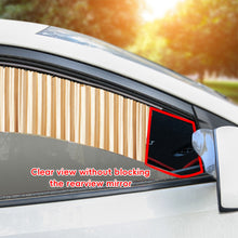 Load image into Gallery viewer, 2/4pcs Car Window Sunshade Curtain Fully Magnetic Front Back Row Sunshade Curtain Universal Car Side Window Protection Car Curtain
