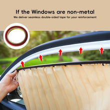 Load image into Gallery viewer, 2/4pcs Car Window Sunshade Curtain Fully Magnetic Front Back Row Sunshade Curtain Universal Car Side Window Protection Car Curtain