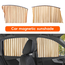 Load image into Gallery viewer, 2/4pcs Car Window Sunshade Curtain Fully Magnetic Front Back Row Sunshade Curtain Universal Car Side Window Protection Car Curtain