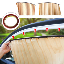 Load image into Gallery viewer, 2/4pcs Car Window Sunshade Curtain Fully Magnetic Front Back Row Sunshade Curtain Universal Car Side Window Protection Car Curtain