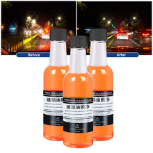 Load image into Gallery viewer, 150ML Car Glass Stripper Oil Film Cleaner Water Spot Remover Auto Car Windshield Cleaner Liquid Window Glass Wiper Oil Film Agent