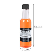 Load image into Gallery viewer, 150ML Car Glass Stripper Oil Film Cleaner Water Spot Remover Auto Car Windshield Cleaner Liquid Window Glass Wiper Oil Film Agent