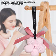 Load image into Gallery viewer, Car Interior Aromatherapy Rear View Mirror Pendant Solid Air Purifying Balm Plaster Tablet For Wardrobe Air Freshener Daisy Rose