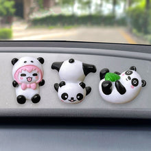 Load image into Gallery viewer, Car Center Console Navigator Screen Interior Decoration Animal Navigation Decoration For Computer Display Cute Panda