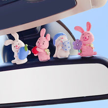 Load image into Gallery viewer, Cute Rabbit Car Dashboard Ornaments Gifts for Woman Car Center Console Decoration Auto Interior Accessories