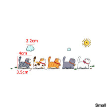 Load image into Gallery viewer, 5Pcs Funny Cats Animal Car Sticker Stickers Decoration Styling Car Body Home Window Creative Decals Decor