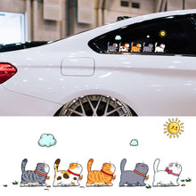 Load image into Gallery viewer, 5Pcs Funny Cats Animal Car Sticker Stickers Decoration Styling Car Body Home Window Creative Decals Decor