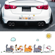Load image into Gallery viewer, 5Pcs Funny Cats Animal Car Sticker Stickers Decoration Styling Car Body Home Window Creative Decals Decor
