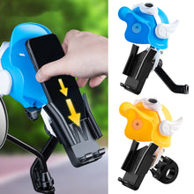Load image into Gallery viewer, Motorcycle Electric Bicycle Mobile Phone Sunshade Holder Navigation Mobile Phone Holder Waterproof Retro Small Helmet Rider