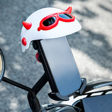 Load image into Gallery viewer, Small Motorcycle Helmet Rider Mobile Phone Holder and Electric Bicycle Navigation Mobile Phone Holder Waterproof Sunshade