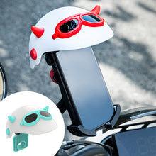 Load image into Gallery viewer, Small Motorcycle Helmet Rider Mobile Phone Holder and Electric Bicycle Navigation Mobile Phone Holder Waterproof Sunshade