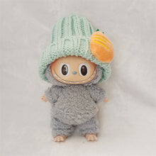 Load image into Gallery viewer, Doll Woolen Hat for Dollhouse Miniature 15cm Labubu Color Match Hat Kawaii Cute Doll Accessories Kids Girls Toys