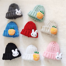 Load image into Gallery viewer, Doll Woolen Hat for Dollhouse Miniature 15cm Labubu Color Match Hat Kawaii Cute Doll Accessories Kids Girls Toys
