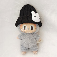Load image into Gallery viewer, Doll Woolen Hat for Dollhouse Miniature 15cm Labubu Color Match Hat Kawaii Cute Doll Accessories Kids Girls Toys